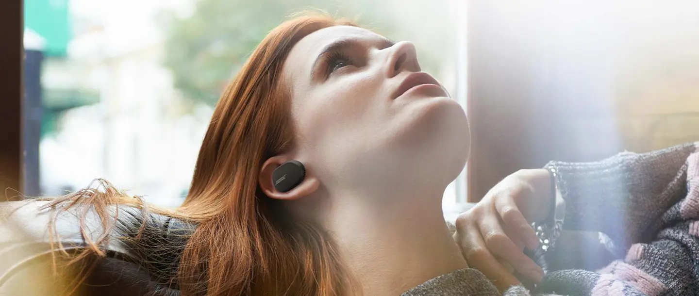 Bose earbuds lifestyle shot
